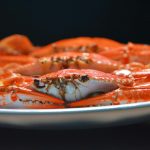 Haşlanmış Mavi Yengeç